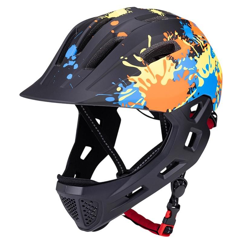 Kids Balance Bike Helmet Toddler Full Face Cycling Skateboard Scooter Roller Skating