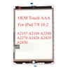 OEM AAA Glass Touch Screen Digitizer Frame Sticker For iPad 7 8 10.2  A2197 A2198 A2200 A2270 A2428 A2429 A2430 LCD Repair