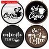 1pc 2d Flat Wood Coffee Signs Decor for Coffee Bar Wood Farmhouse Wall Sign - 20cm Decor for Kitchen Home Office Cafe Coffee Station Housewarming Gift