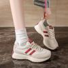 Ins корейская версия новой обуви для папы, девушки, весна 2025, для студентов, для бега, спорта, толстая подошва, высота, повседневная, уличная, снимок JCA02