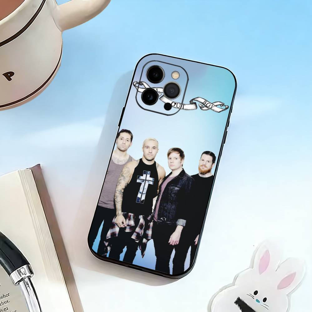 Чехол для телефона Boy-Fall Out Boy для iPhone 17, 16, 15, 14, 13, 12, 11 Plus, Pro Max, Другие Мягкий Черный Чехол