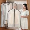 with Zipper Clothes Dust Cover Transparent Garment Dust Case Multi Size   Travel