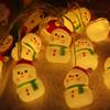 Christmas Light String LED Outdoor Christmas Tree Decoration Arrangement Christmas Snowman Atmosphere Colorful Light String