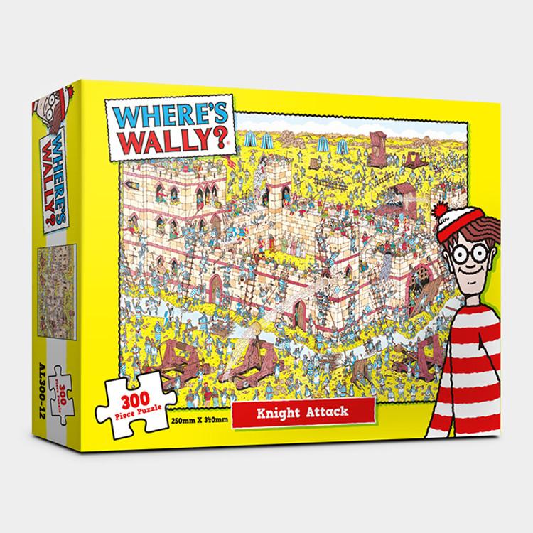 Пазл из 300 деталей - Найдите Wally Knights' Attack, популярную корейскую головоломку