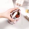 Цветочная косметичка для женщин, дорожная мини-косметичка для кошелька, автоматическая застежка, маленькая косметичка для учителя, косметички