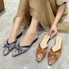 2024 Новое поступление женские повседневные сандалии бохо цветные летние сандалии гладиаторские большие 36-42 плоские сандалии с ремешком на щиколотке