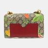 [Pre-Owned] Padlock Small Multicolor Coated Canvas Print Shoulder Bag - Good #YGP1KF