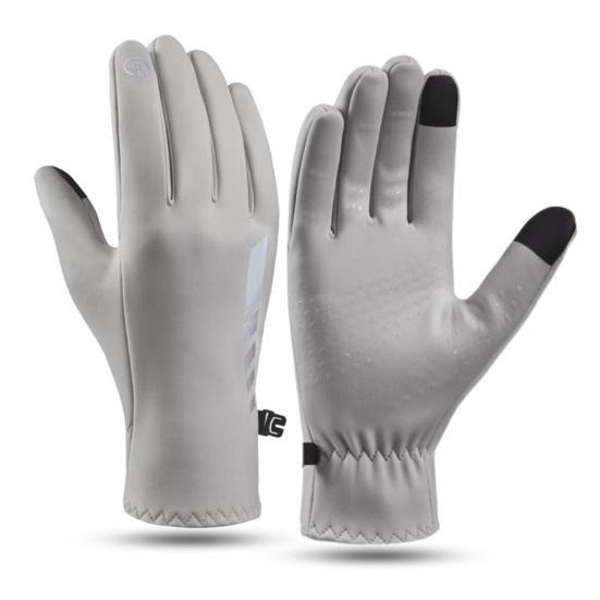 1 пара зимних перчаток для велоспорта, теплые, с сенсорным экраном, противоскользящие, ветрозащитные, водонепроницаемые, для холодной погоды, для мужчин и женщин, для езды на мотоцикле, катания на лыжах, с закрытыми пальцами