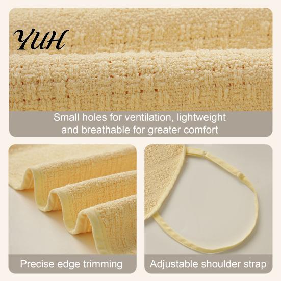 Multi Purpose Changing Towel for Swimming Women Sling Strap Bath with Dry Hair Ring, Soft Polyester Convenient Wrap Dryer Routine Towel, Adjustable