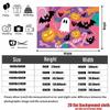 Party Backdrop Halloween Flat Pumpkins Ghosts Bats Candy Canes Photo Booth Decor Party Decor