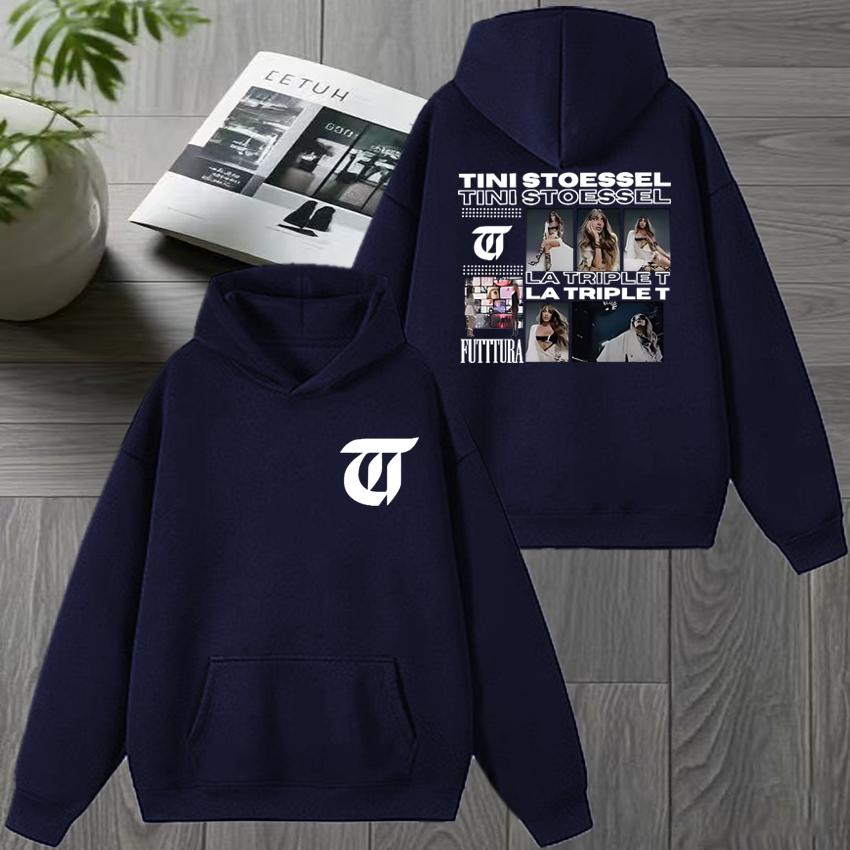 2025 in TINI STOESSEL La Triple T Futtura Tour Graphic print Hoodie Unisex fashion Y2k pullover Unisex Fleece Sweatshirt
