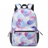 Women Schoolbag Fresh Ruffled Printed Backpack for Students Large Capacity Schoolbag for Girls