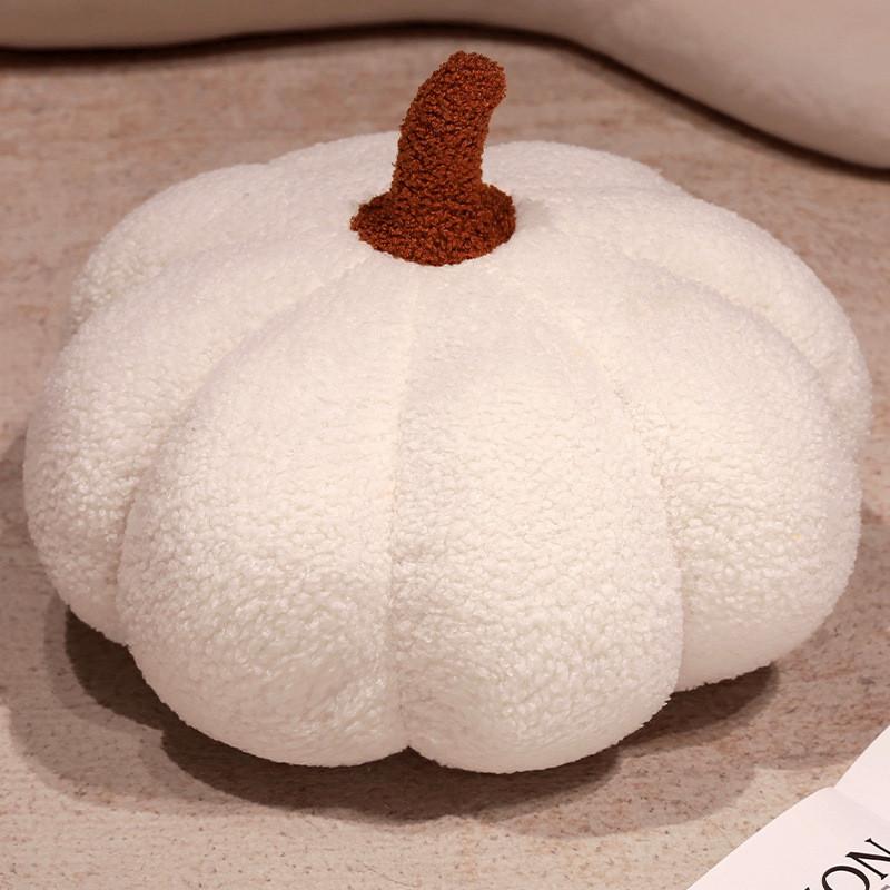Pumpkin Shaped Stylish Plush Pillow For Sofa Decor With Fluffy Filling Cotton