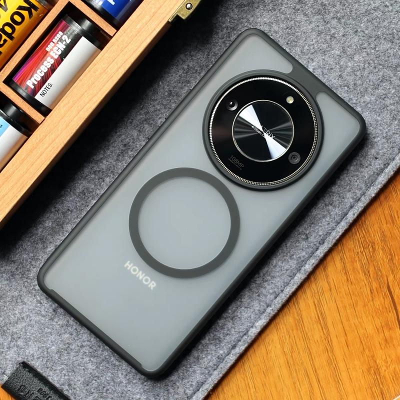 Магнитный Чехол Для Honor Magic 6 Lite X9B 5G Для MagSafe Прозрачная Крышка Для Honor X9 B Ударопрочный Противоударный Кристальный Бампер