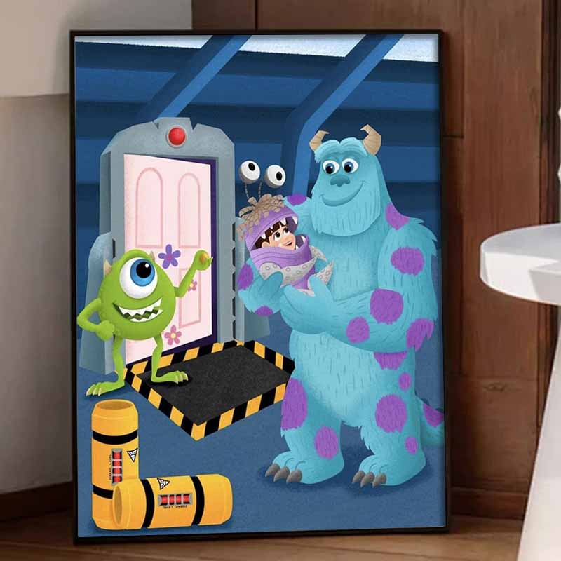 Disney Набор для алмазной мозаики 5D Сделай сам Монстры Inc. Ручная Алмазная Декоративная Картина Домашний Декор Искусство