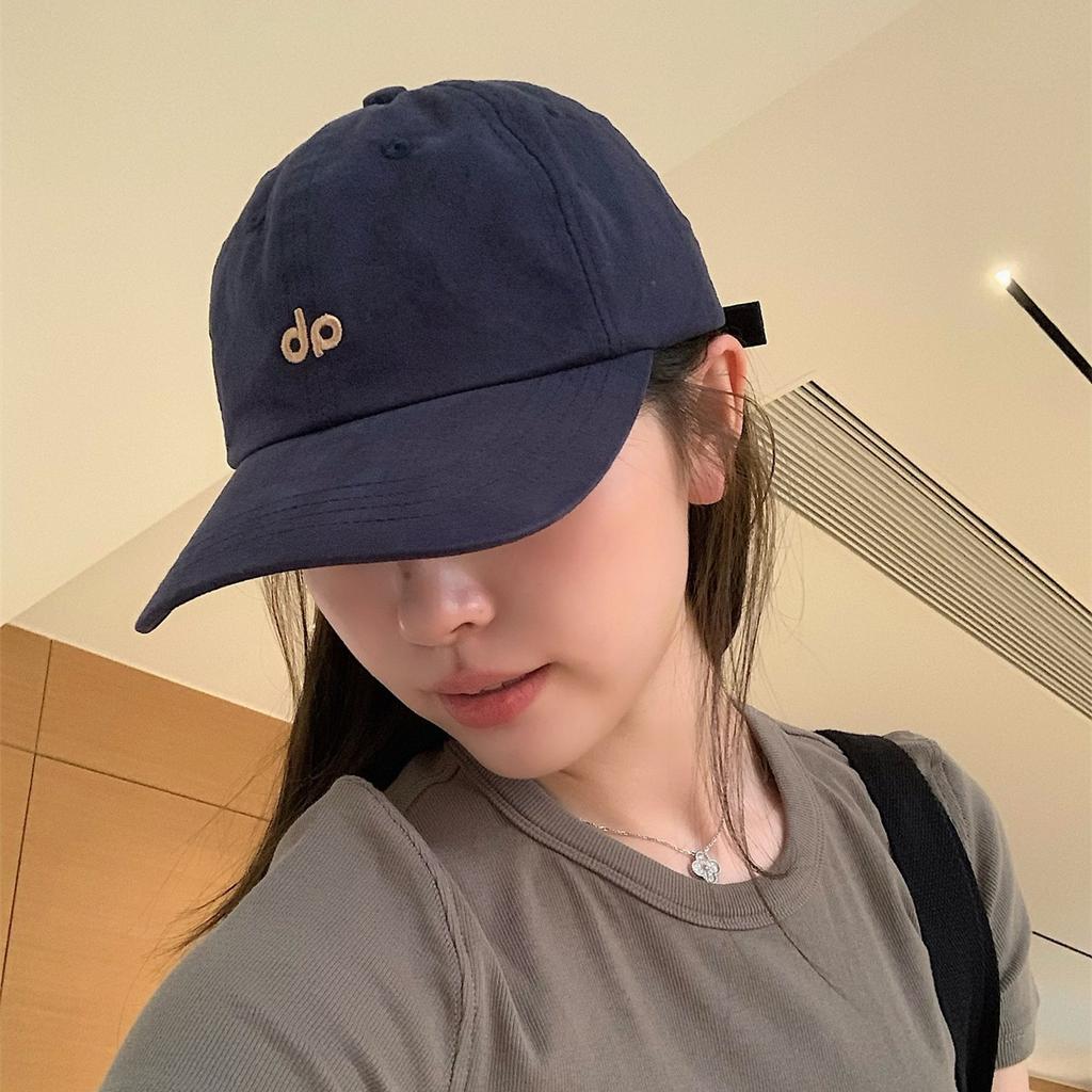 Бейсболка с вышивкой букв для женщин, открывающая лицо  Широкополая защита от солнца для мальчиков  Бейсболки  Для пар