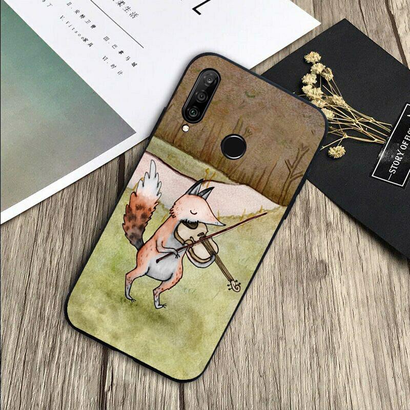 Зимняя Лиса Лисы Для Huawei Nova 8i 11i 12i 12s 9 10 SE Y60 Y70 Y90 Y72 Y73 Y61 Y91 P60 Pro P30 P40 Lite Чехол