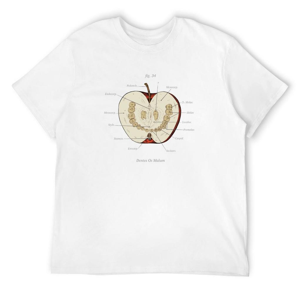 The Magnus Archives - Anatomy Class - Teeth Apple T-Shirt plus sizes anime figures summer top mens t shirts