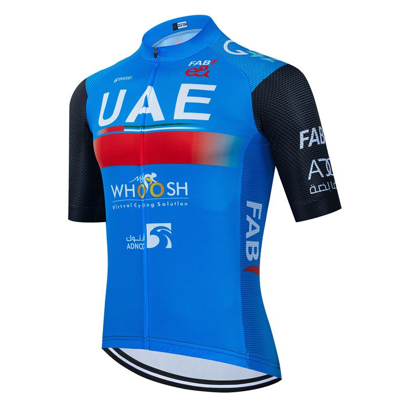 Комплект веломайки ОАЭ 2024 года, мужская командная одежда с коротким рукавом для велоспорта, униформа для горного велосипеда, Maillot Ropa Ciclismo, летняя одежда для велосипедистов