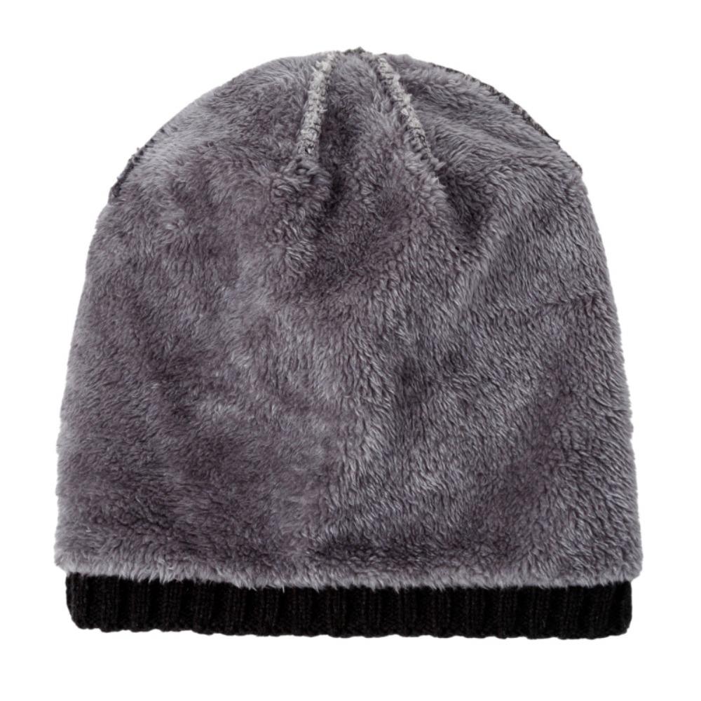 Large Head Circumference Beanies Hat Thickened Ski Cap Casual Unisex Cap  Outdoor
