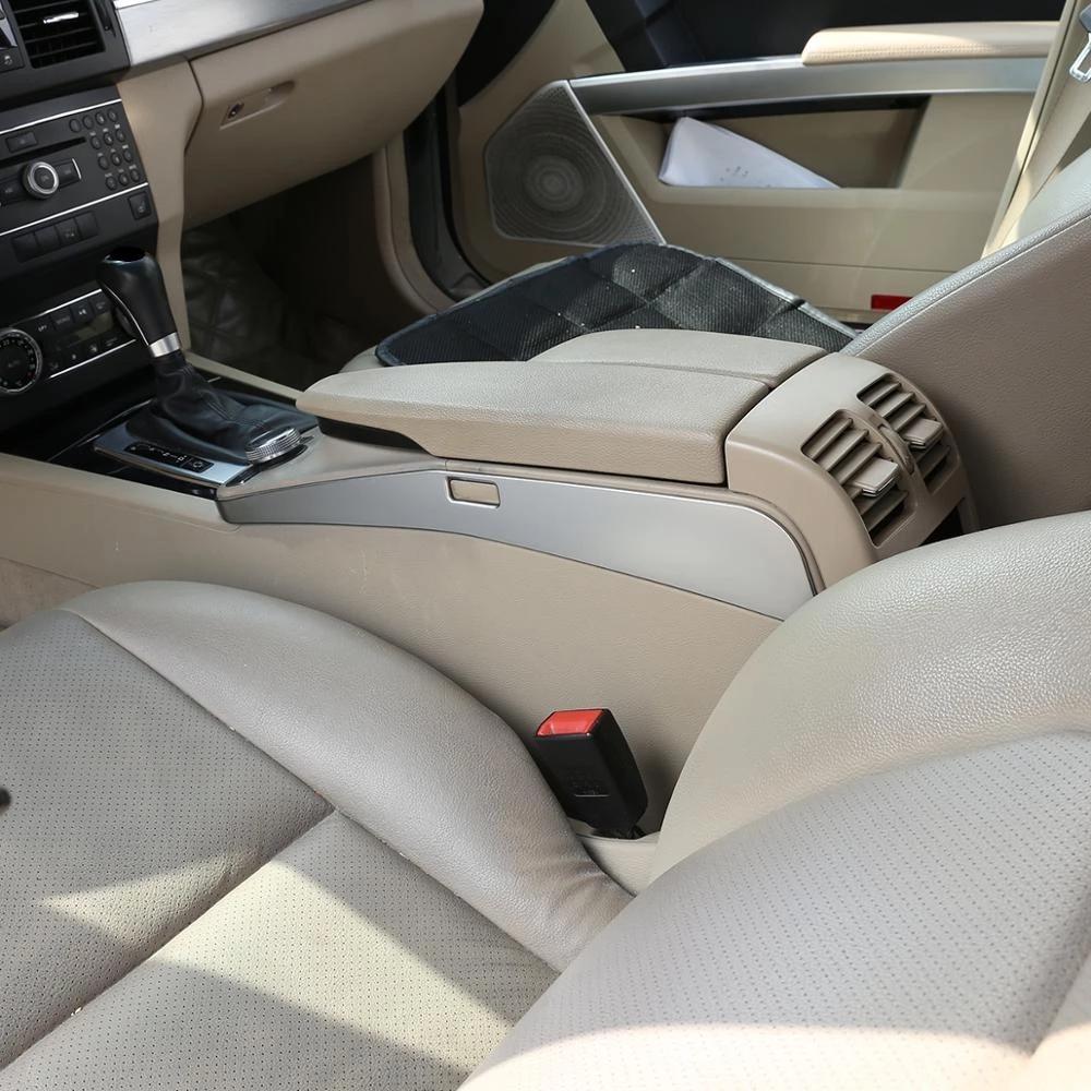 ABS автомобильный подлокотник боковая декоративная полоса наклейка подходит для Mercedes Benz GLK X204 300 260 2008-2015 авто интерьер