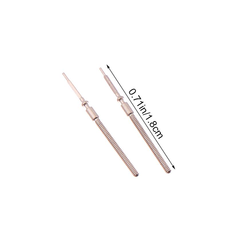 2 шт. 3135 Заводной вал Инструмент для ремонта механизма 3135 Механизм Заводной вал Стальная ручка Стержень Стальной вал Заводная головка Металлические заводные валы для часов