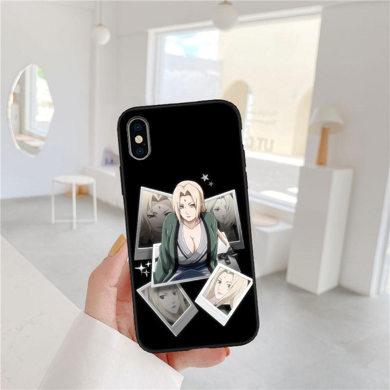 LO72 NARUTO Tsunade Soft Shell Phone Case for OPPO A3 Pro A72 A74 A76 A77 A77S A78 A79 A94 A95 A18 A40M A58