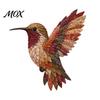DIY Patchwork Hummingbird Project 3D Bird Kit, Owl Sewing Creative Birthday Gift for Adults Handmade Fabric Art Crafting Kit Home Wall Decor