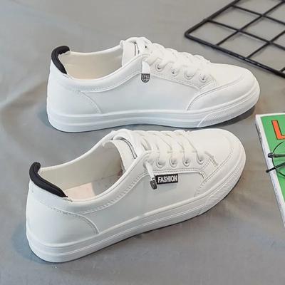 Кроссовки для ходьбы на открытом воздухе, женские кроссовки для бега, летняя мода, белые, из искусственной кожи, на шнуровке, дышащие, повседневные кроссовки для бега De Mujer