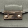 Б/у Сумка через плечо Furla JULIA Julia кожаная Зеленая Б/у Женская