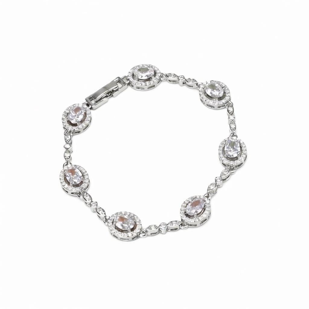 Zircon Trend Masonry Bracelet, Light Luxury Full of Diamonds, Fashionable and Simple Women's Hand Jewelry