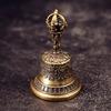 Brass Handicraft Die-casting Drop Bell Key Car Button Wind Bell Tibetan Bronze Bell Creative Gift Home Decoration Accessories