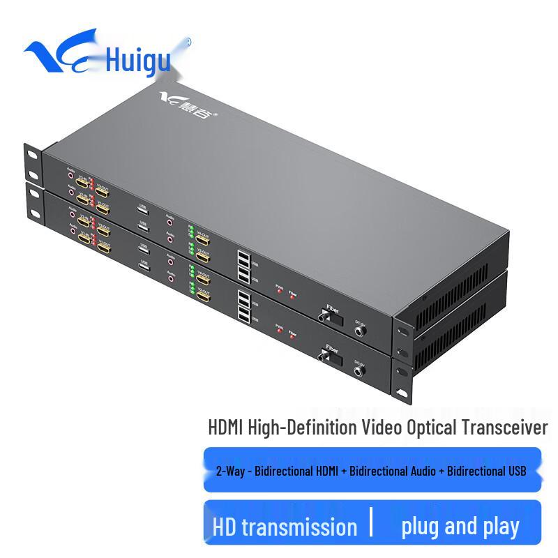 Серия волоконно-оптических удлинителей HDMI/USB HuiGu