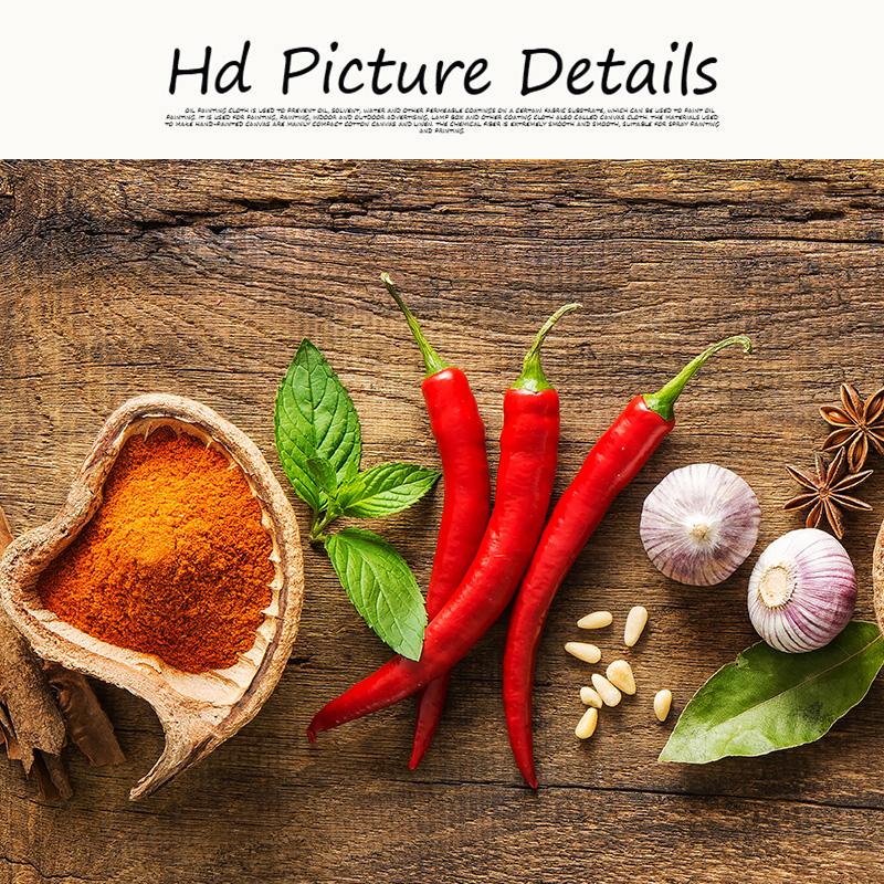 Большой размер зерна настенные художественные постеры для кухни домашний декор различные травы и специи HD печать холст масло ресторан живопись Куадрос