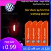 Для VW Volkswagen Jetta MK5 Golf 4 шт. Автомобильная наклейка на дверь Отражающая предупреждающая наклейка для безопасности Декоративная наклейка Для Volkswagen VW RLine R