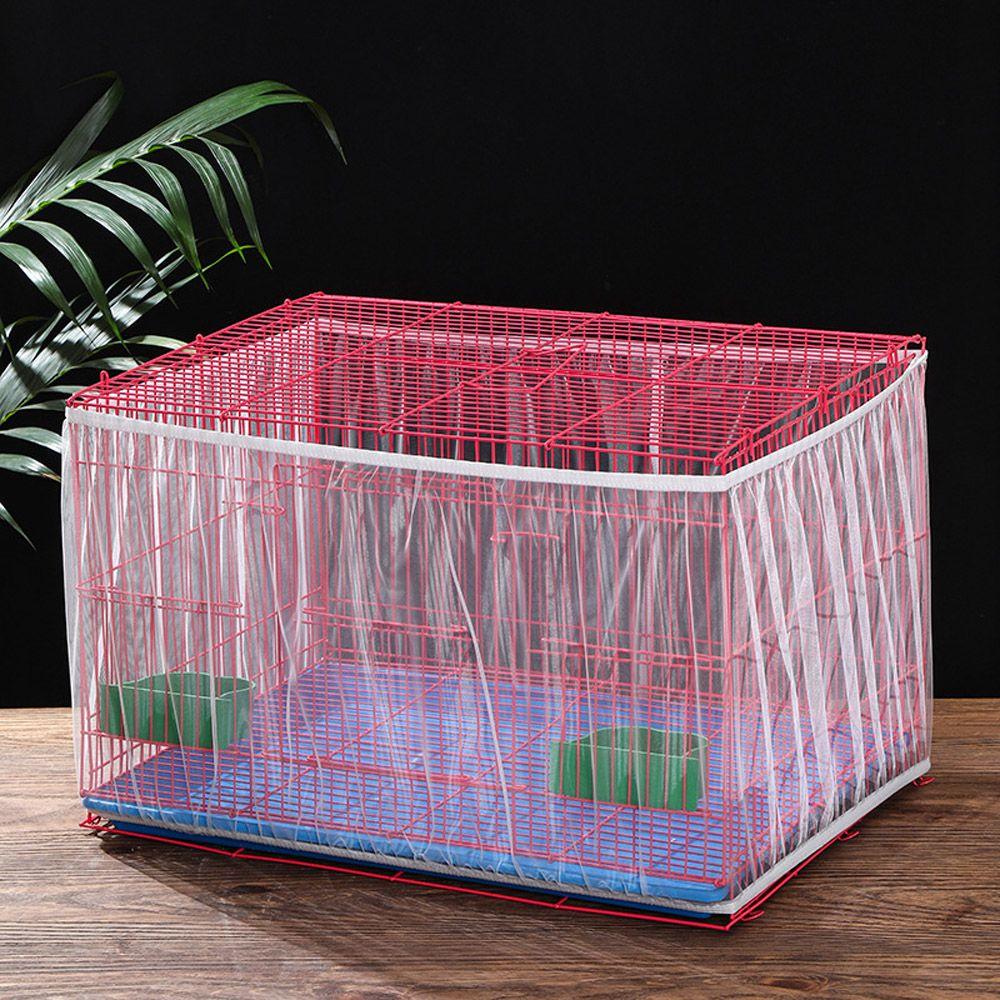 Mesh Shell Skirt Net Bird Cage Accessories Catcher Guard Bird Cage Net Nylon Mesh Bird Cage Cover