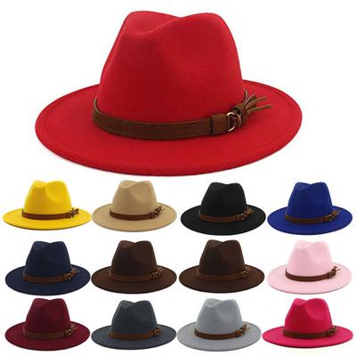 Фетровая шляпа Fedora регулируемая дышащая мужская в винтажном стиле для походов