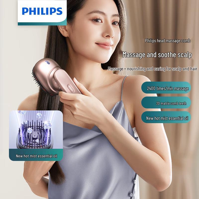 Philips Upgraded Wireless Scalp Massager CN plug (adapter included)