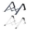 Foldable Computer Risers, Metal Notebook Support with AntiSlip Silicone Pad for Computer Notebook Tablets