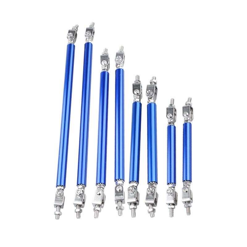 2X Универсальный Гоночный Регулируемый Передний Задний Сплиттер Губы Бампера Комплект Опорных Штанг Гоночный 75мм/100мм/150мм/200мм Стайлинг Авто Тюнинг