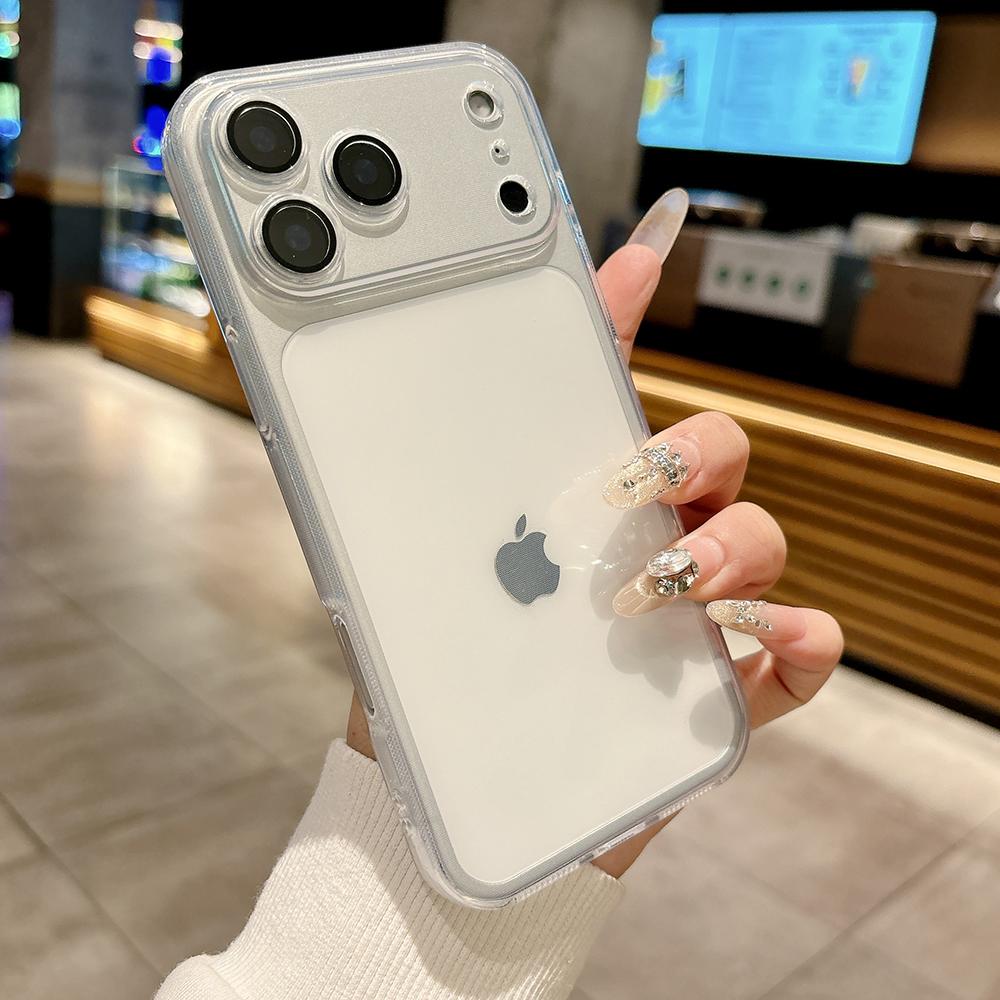 Plating Clear Phone Cases For For Iphone 17 16 1 Pro Max Camera Lens Protection Cover For For Iphone 14 13 Pro Max 17Pro Case