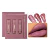 Lip Glaze Lip Liner Lip Gloss Matte Pearlescent Long-lasting Moisturizing Lip Gloss Lipstick Four-in-one Set