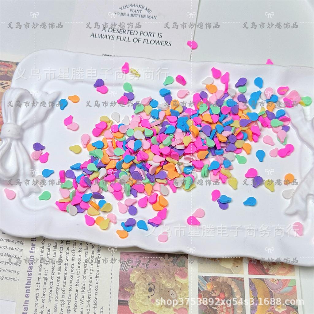 Soft Pottery Stars, Moon Love Colored Pottery Sheets Slime Pinch Shake Music Decoration Diy Cake Accessories