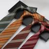Business Tie Men'S Hand-Typed Wedding Groom To Work Banquet High-End Pattern 8Cm Long