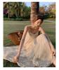 Women’s French Seaside Summer Camisole Dress – Elegant, Gentle Style Beachwear