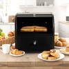2-Tier Metal Bread Bin with Drawer, Large Desktop Storage Box for Bread and Pastry Baking Supplies,Kitchen Storage Accessories,Holiday/Birthday Gift