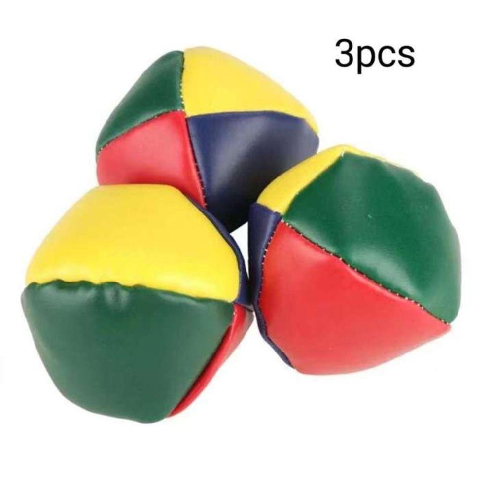 3Pcs Outdoor Professional Small Kids Toy Children Interactive Balls Beginner Kit Juggling Balls