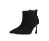 Women's Autumn/Winter Rhinestone Stiletto Ankle Boots with Zipper