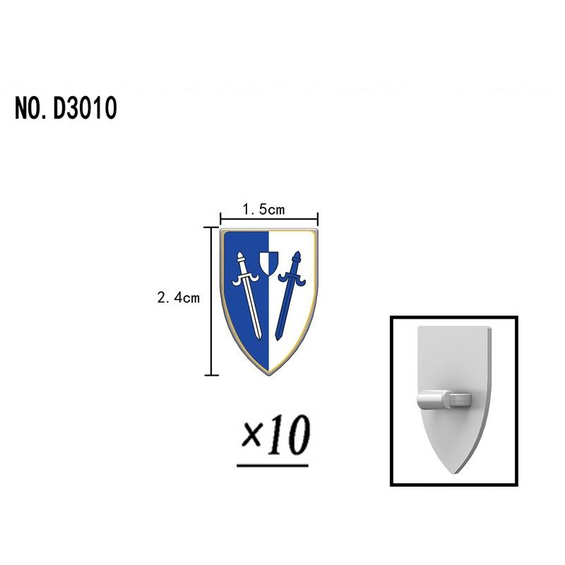 Военные Строительные Блоки Средневековый Солдат Рыцари Снаряжение Скакун Боевой Конь Флаг Волка Жилеты Щиты Огненный Дракон Мини Кирпич Игрушка