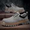 Martin Shoes Мужские ботинки из ревеня в стиле ретро с низкими берцами и одинарные ботинки